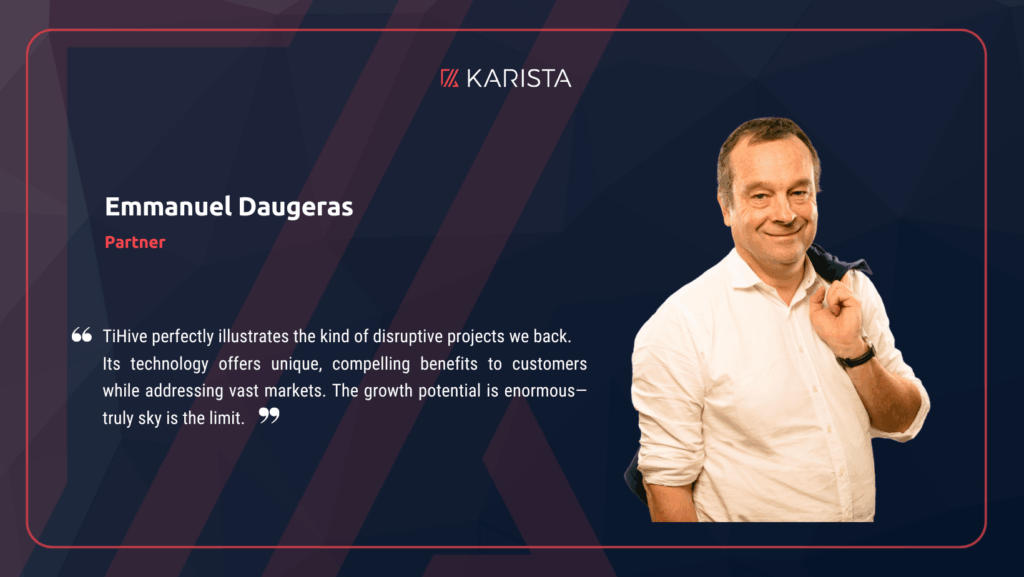 Karista invests in TiHive, the deep-tech specialized in quality control with Terahertz and AI